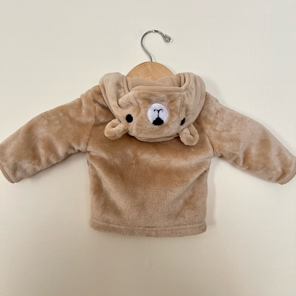 BUNDLES Baby Place Winter Jacket 6-9 mo. Brown Bear Faux Fur‎ Hoodie Cozy Winter - Picture 4 of 17
